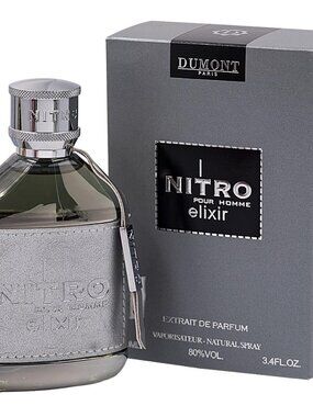 Dumont Nitro Elixir Extrait de Parfum Men's Spray 3.4oz New in box $95